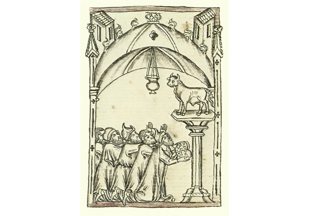 Breviari d'Amor-Ermengaud Beziers-Guillem Copons-Manuscript-Illuminated codex-facsimile book-Vicent García Editores-16 Detail.